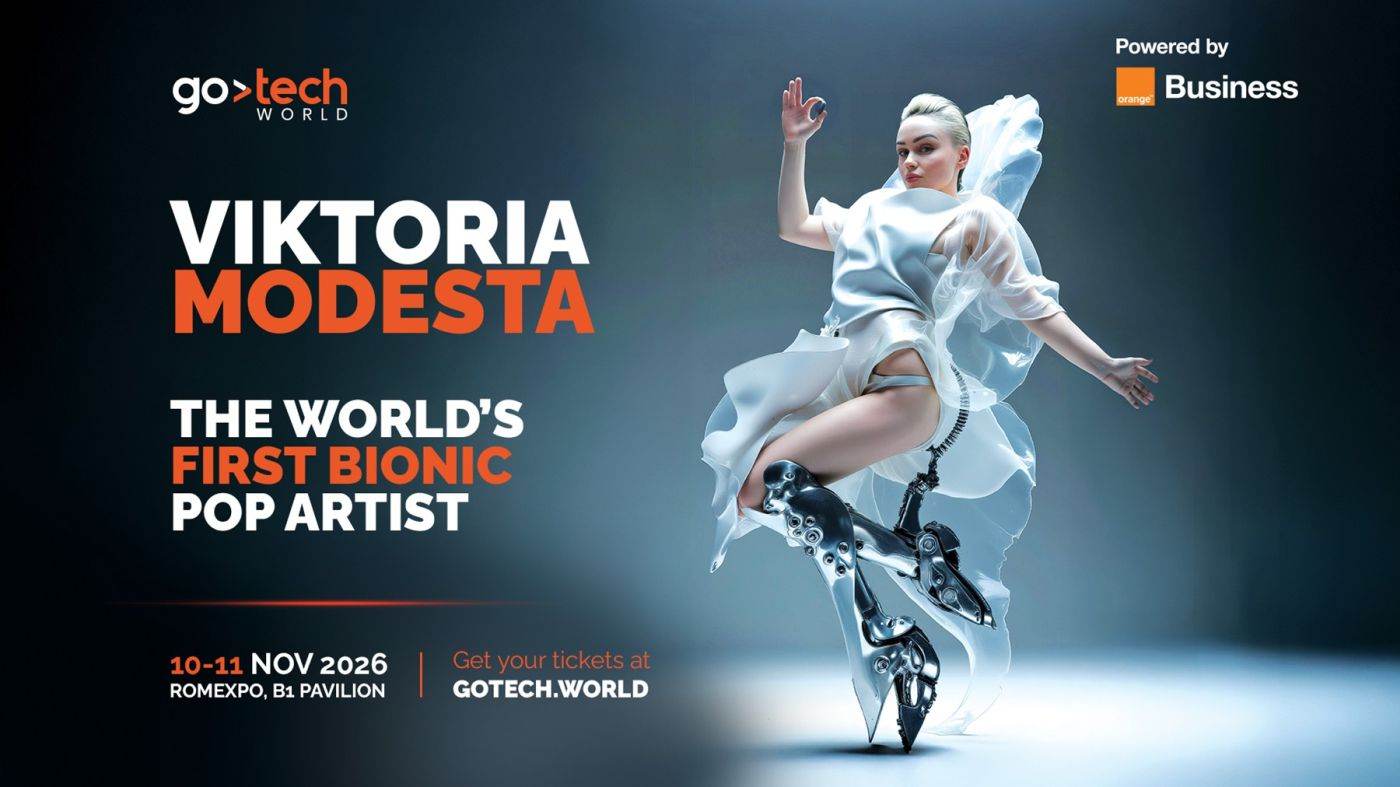 Viktoria Modesta va susține un keynote despre designul centrat pe om la GoTech World 2026