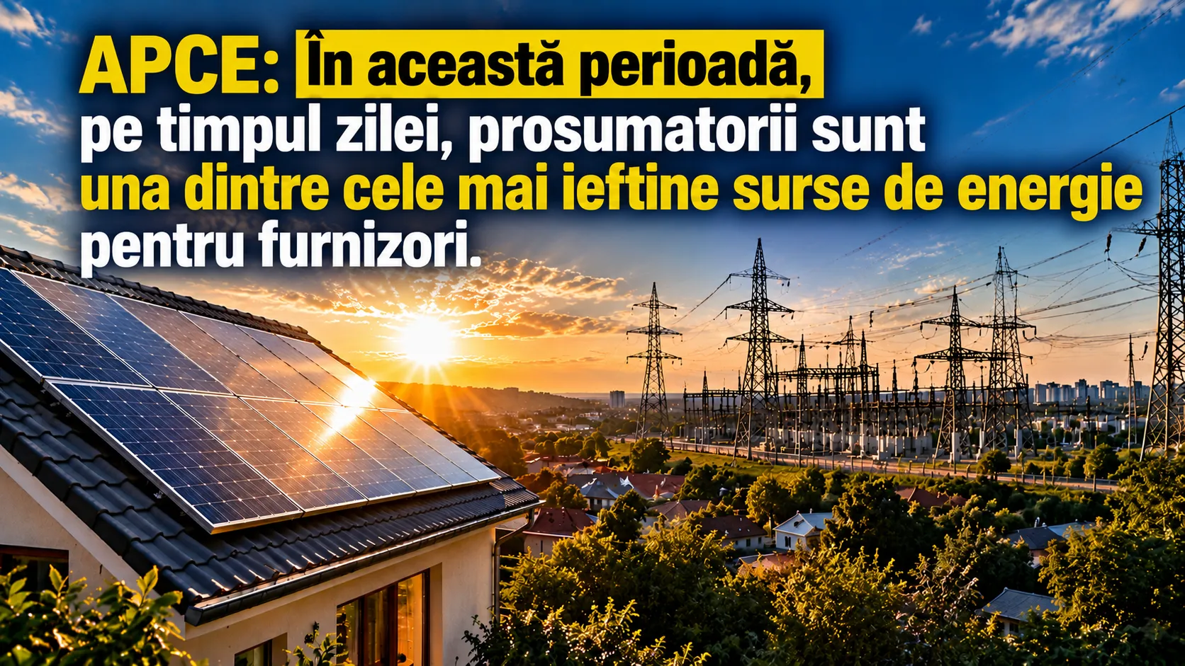 Prosumatorii sunt o sursă de energie ieftină pentru furnizori, avertizează APCE