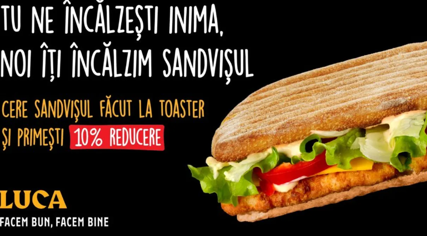 LUCA investește peste 2 milioane de euro în echipamente pentru introducerea sandvișurilor calde în meniu