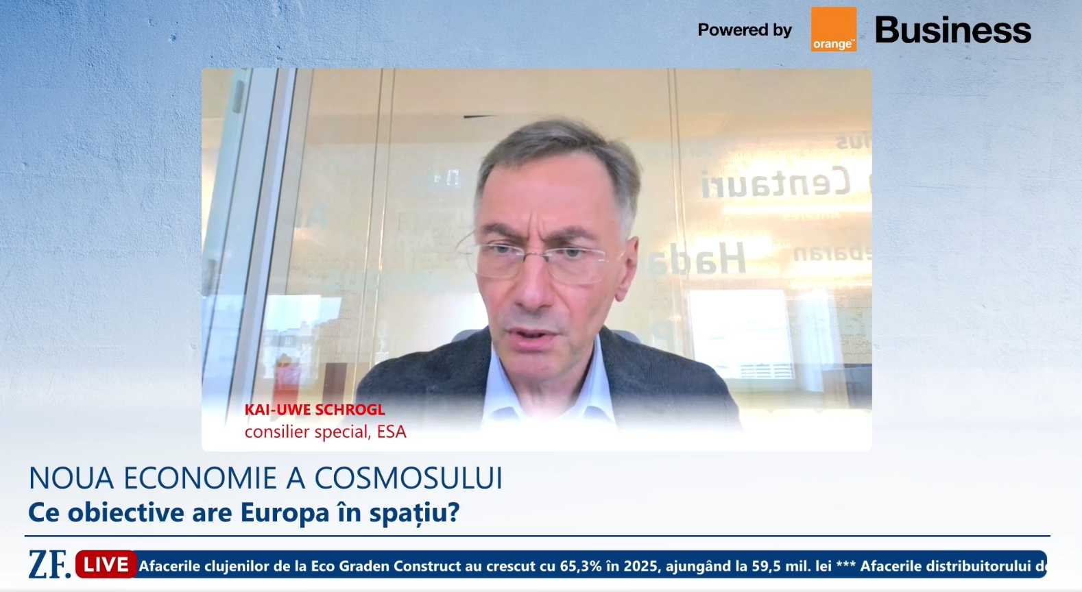 Obiectivele Europei în spațiul cosmic și noua economie a sectorului spațial