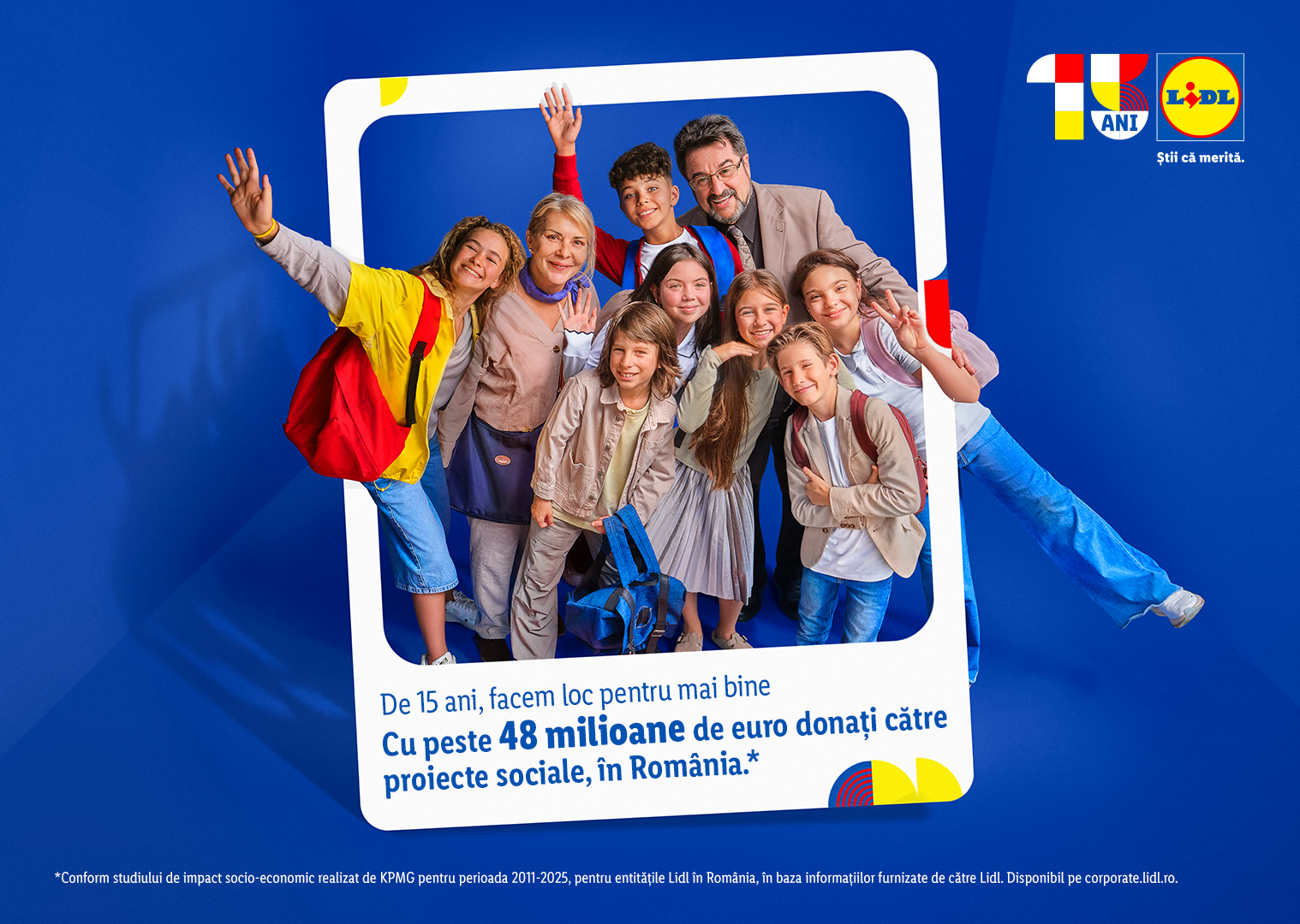 Lidl a direcționat peste 48 de milioane de euro către proiecte sociale în România