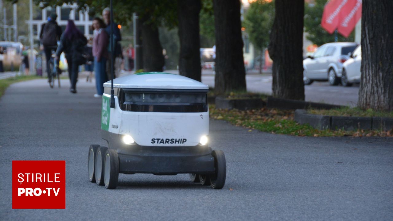 Accident cu un robot de livrări în Estonia: nouă persoane rănite după coliziunea cu un autobuz