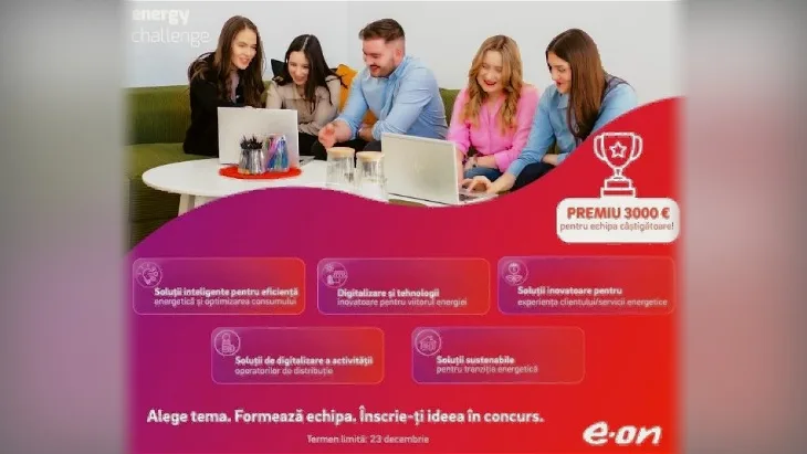 E.ON Energie România și Delgaz Grid lansează ediția a 13-a a competiției Energy Challenge