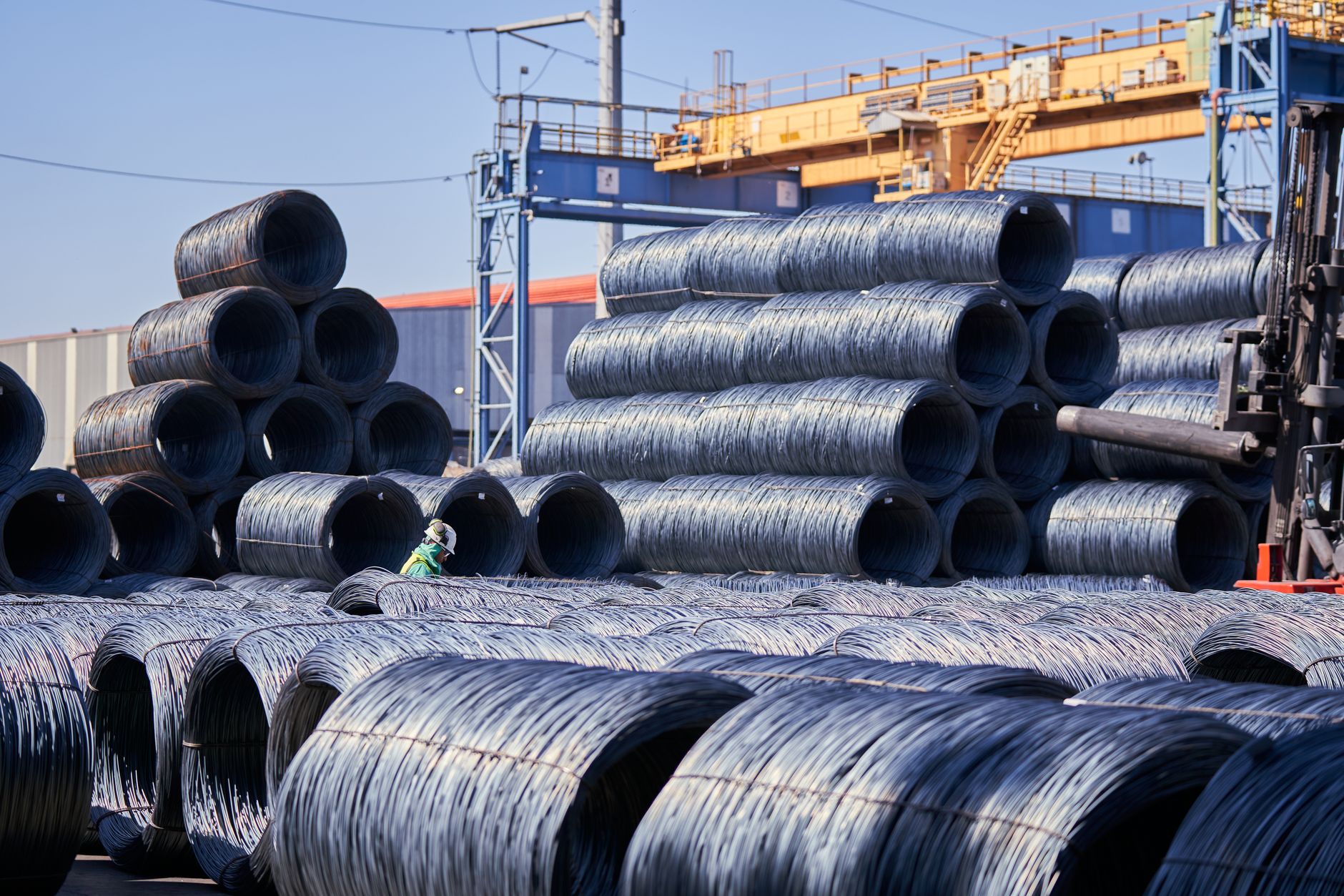 Investiția de la Oțelu Roșu: Avansează lucrările la noul laminor de ultimă generație
