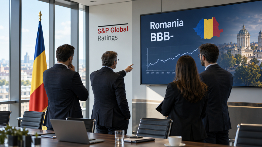 S&P va publica vineri noua evaluare a ratingului României. Când este așteptată decizia
