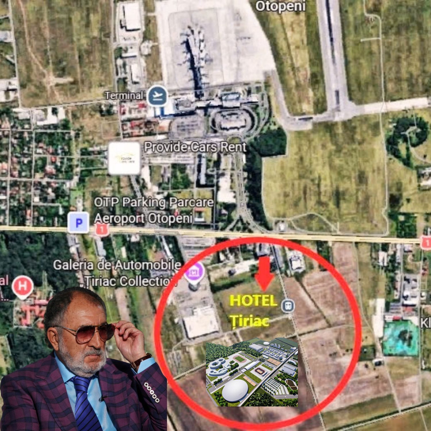 Grupul Țiriac construiește un hotel de 4 stele în Otopeni, lângă stația de tren de la aeroport