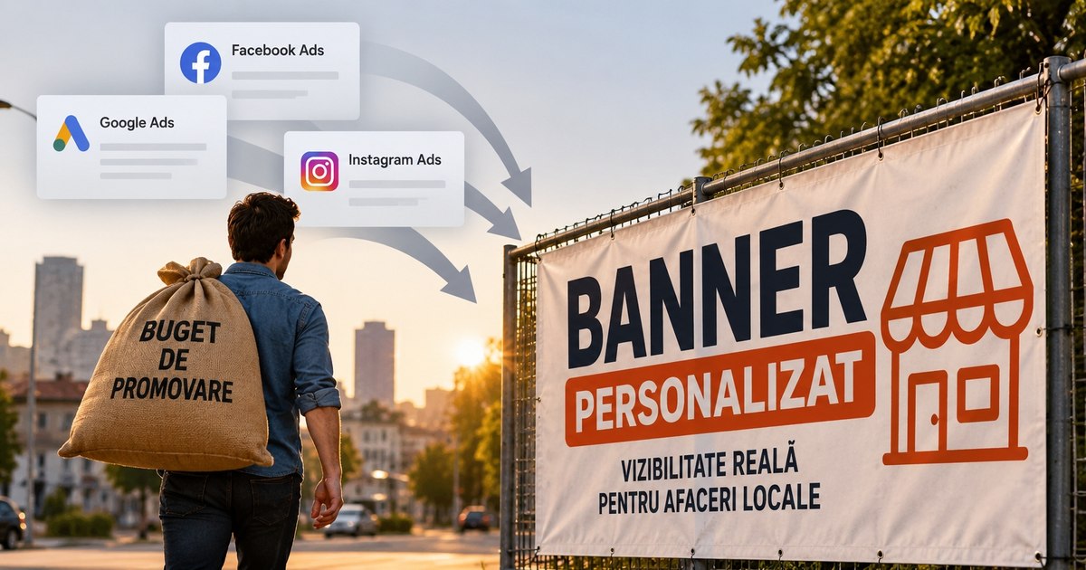 Micii antreprenori migrează bugetele de publicitate de pe ecrane pe suporturi fizice
