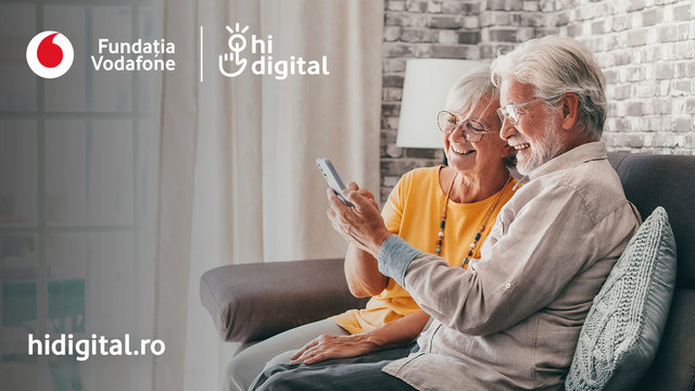Fundația Vodafone lansează platforma Hi Digital pentru alfabetizarea digitală a persoanelor vârstnice