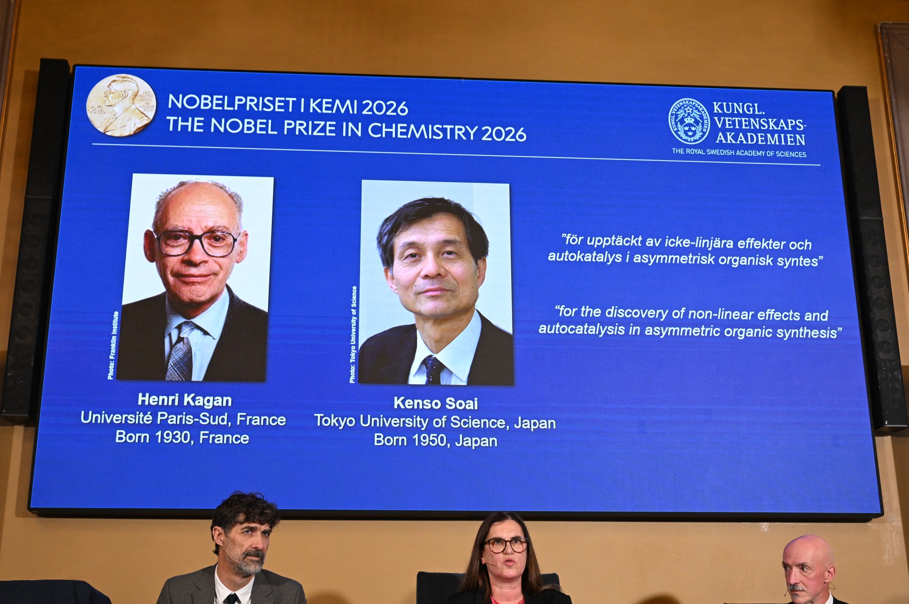 Premiul Nobel pentru Chimie 2026: Henri B. Kagan și Kenso Soai distinși pentru descoperiri în sinteza organică