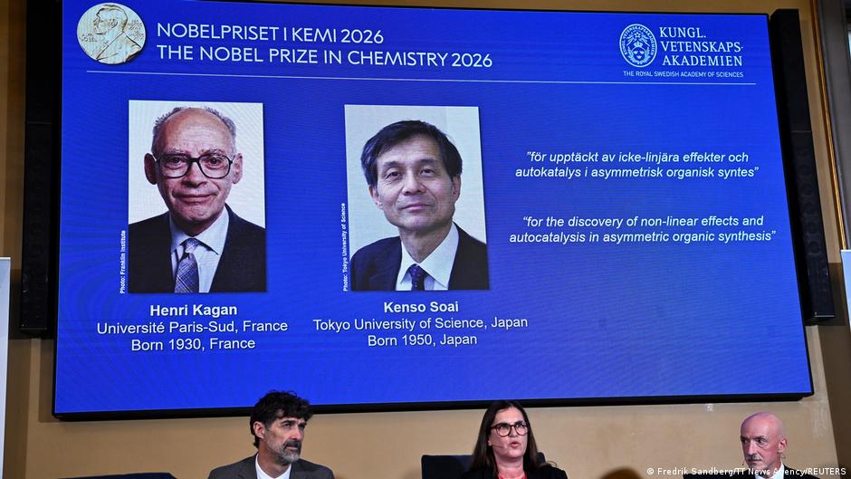 Kenso Soai și Henri Kagan primesc Premiul Nobel pentru Chimie în 2026