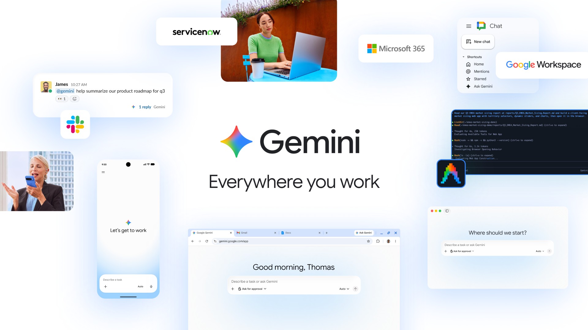 Google Cloud introduce Gemini, un agent AI universal pentru automatizarea activităților în mediul enterprise