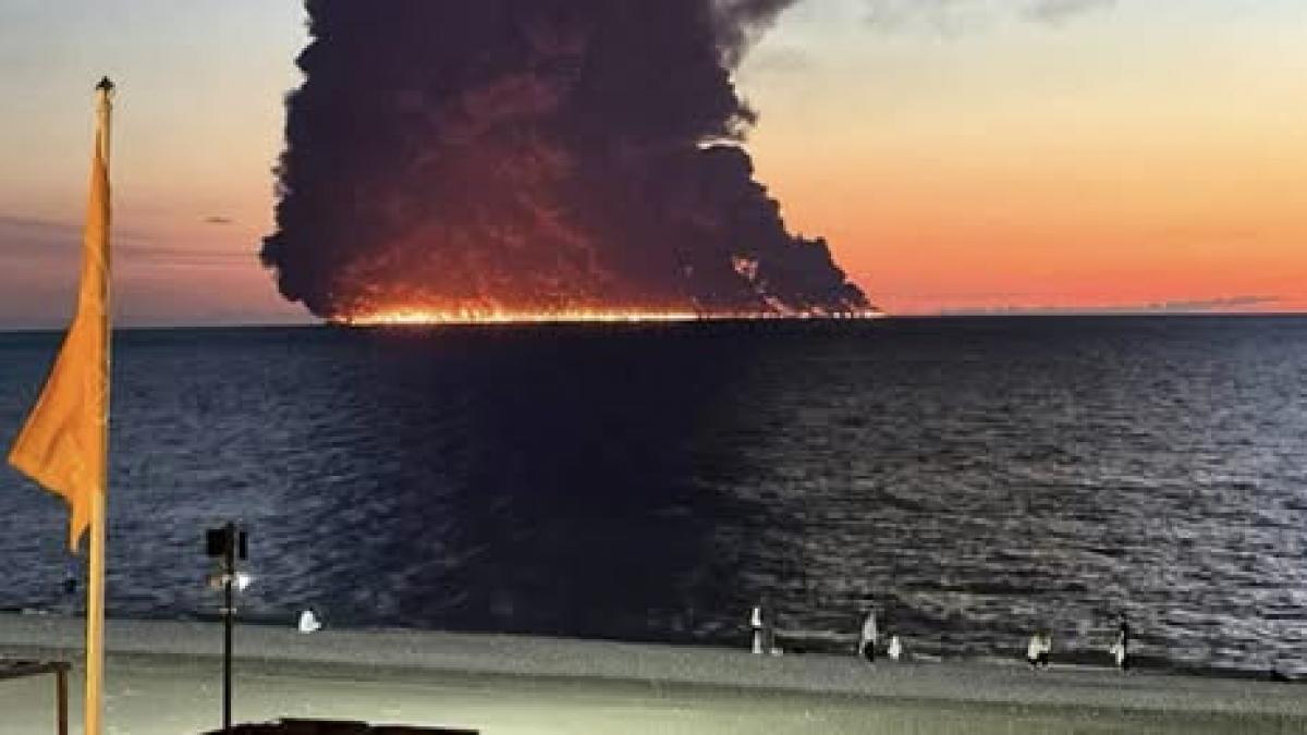 Poluare masivă în Marea Neagră după atacul asupra petrolierului Aframax Rio