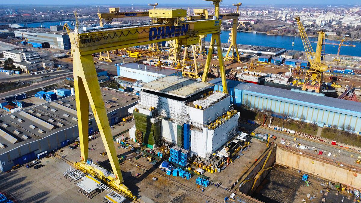 Gigantul german Rheinmetall cumpără șantierul naval Damen din Mangalia pentru 138 de milioane de euro