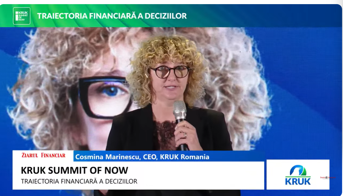 Cosmina Marinescu, CEO KRUK Romania, subliniază importanța adaptării rapide la noile condiții de piață