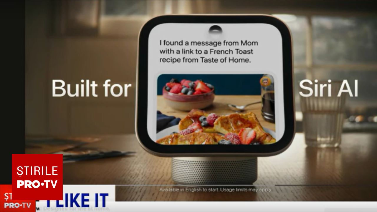 Apple introduce HomeView, noul dispozitiv pentru controlul inteligent al locuinței prin inteligență artificială