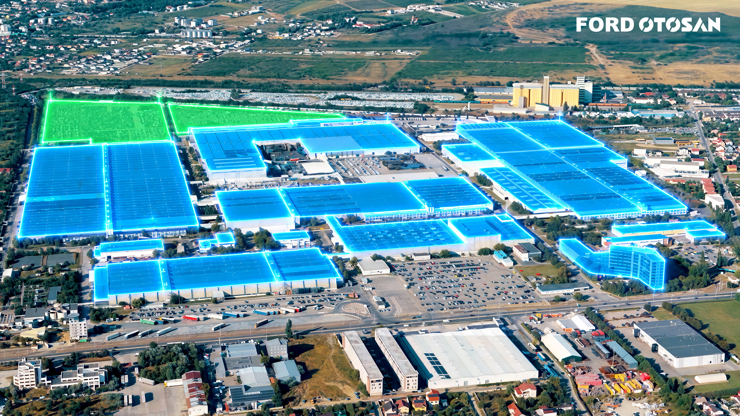 Ford Otosan România investește 36,45 milioane lei într-un parc fotovoltaic la fabrica din Craiova