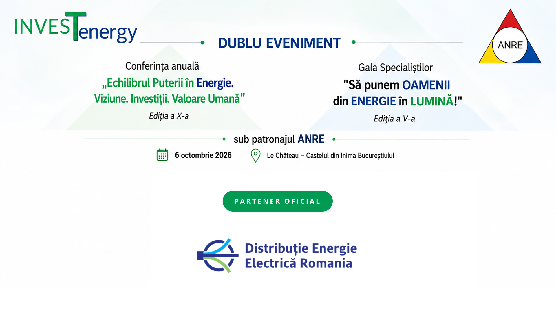 DEER devine Partener Oficial al dublului eveniment InvesTenergy 2026