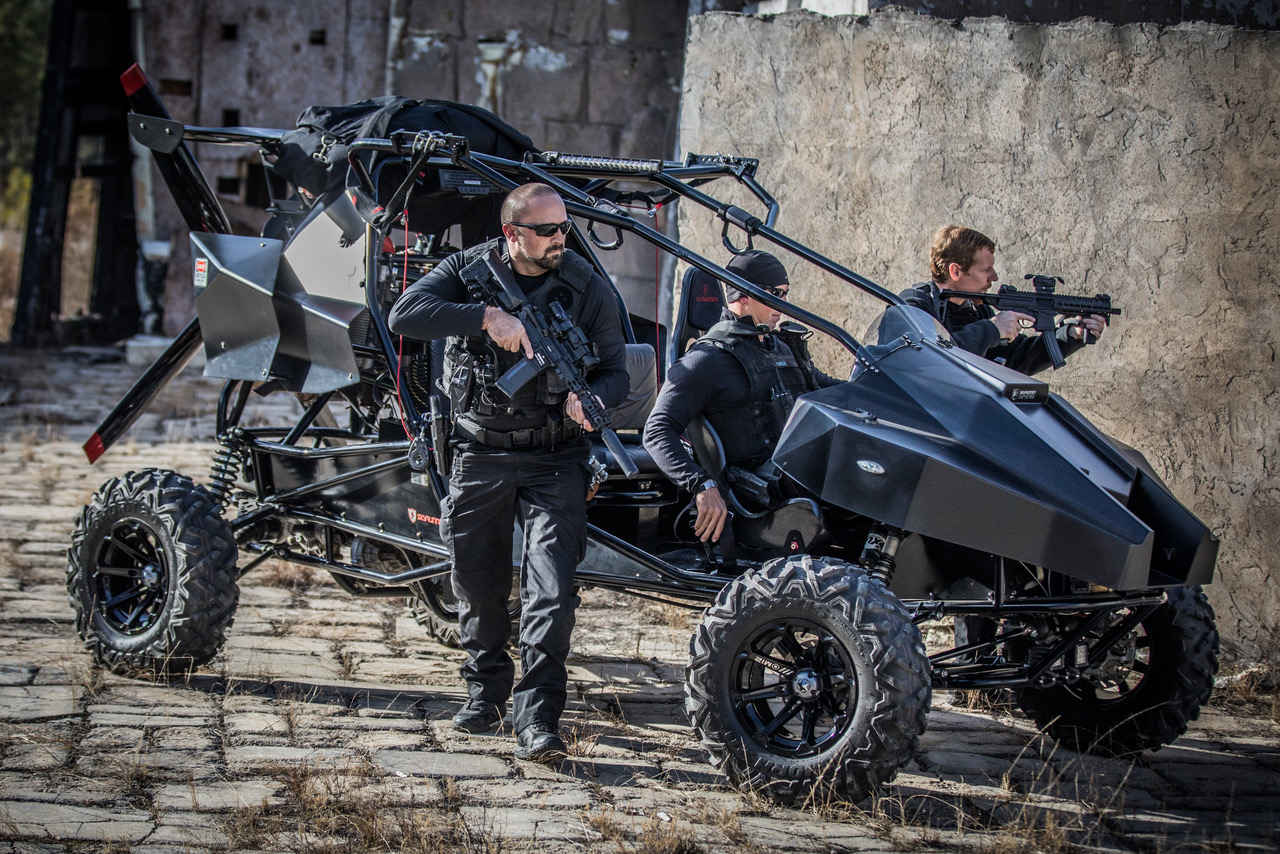 Armata SUA testează SkyRunner, un vehicul tactic care combină deplasarea off-road cu zborul