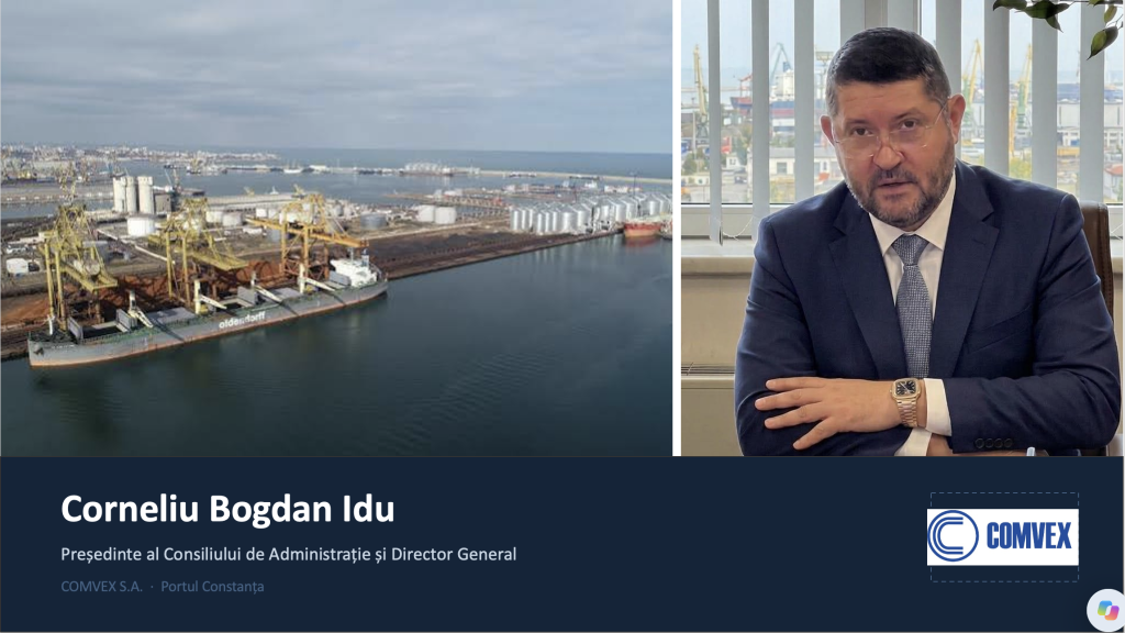 Schimbare de conducere la COMVEX: Corneliu Bogdan Idu preia managementul terminalului din Portul Constanța
