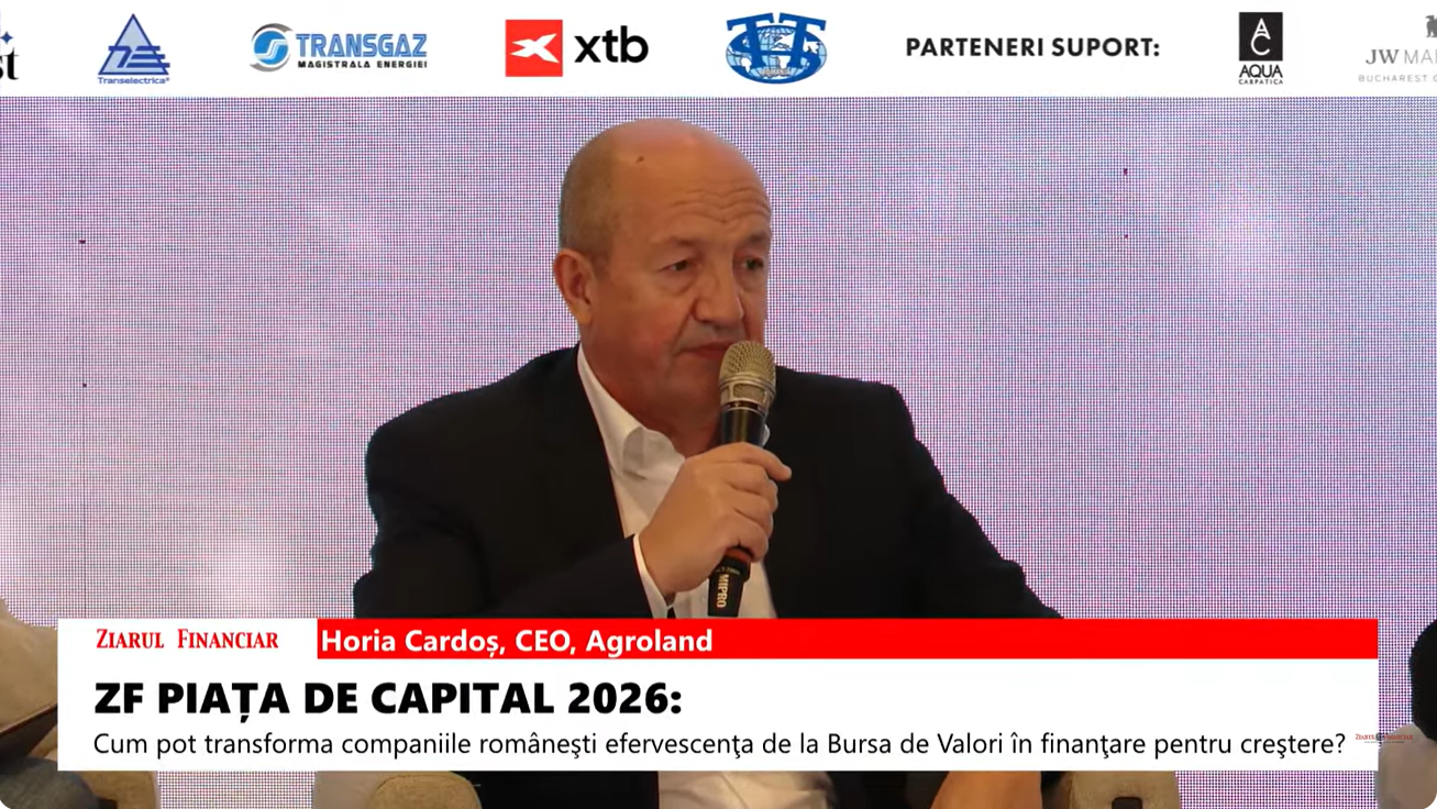 Agroland planifică trecerea pe piața principală a Bursei de Valori București în anul 2028