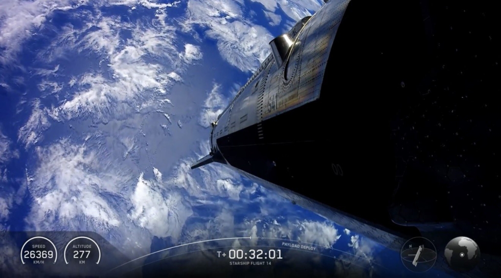Racheta Starship de la SpaceX a ajuns pe orbită după o lansare riscantă din Texas